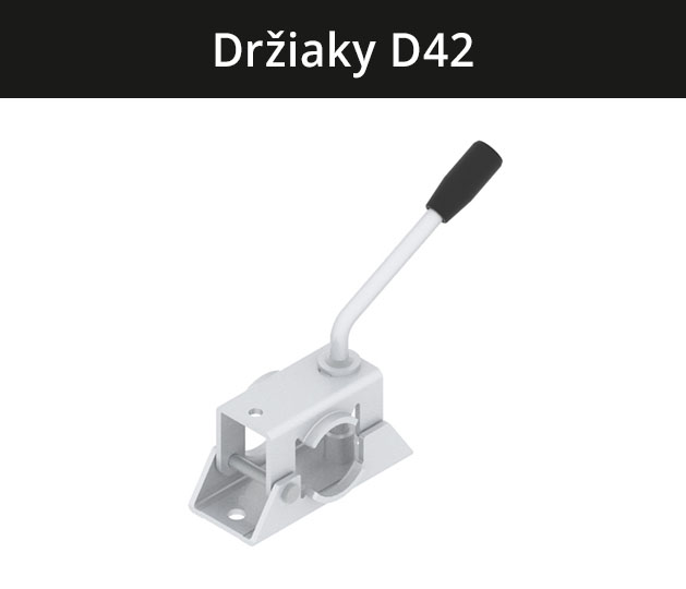 Držiaky oporných koliesok D42