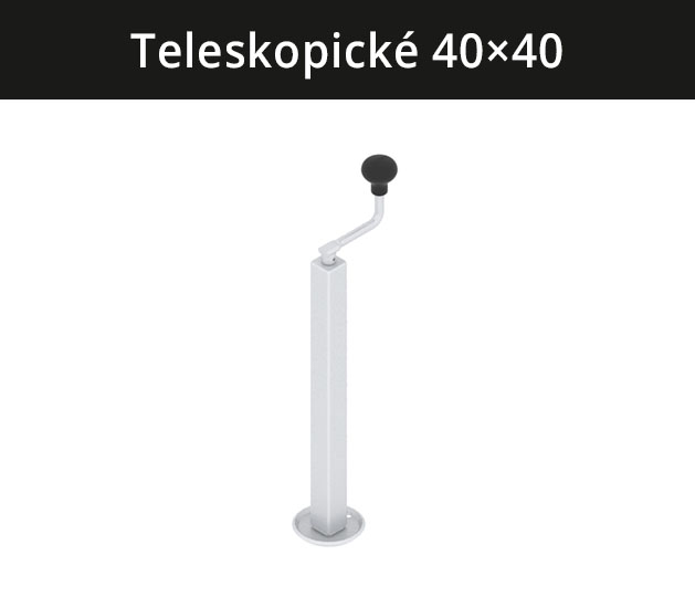 Teleskopické nohy 40×40